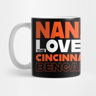 Nana Loves the Cincinnati Bengals Mug